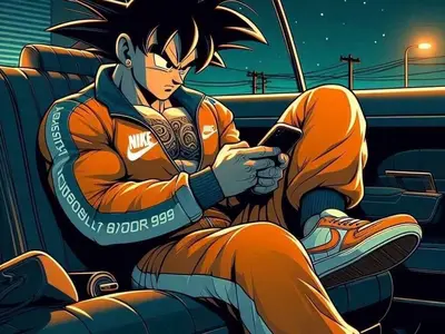 Hueforge goku chandal nike