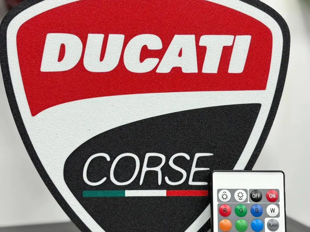 Cartel Luminoso Ducati