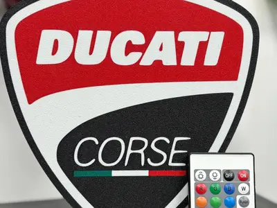 Cartel Luminoso Ducati
