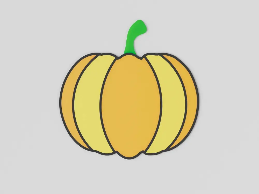 Pumpkin drink coaster