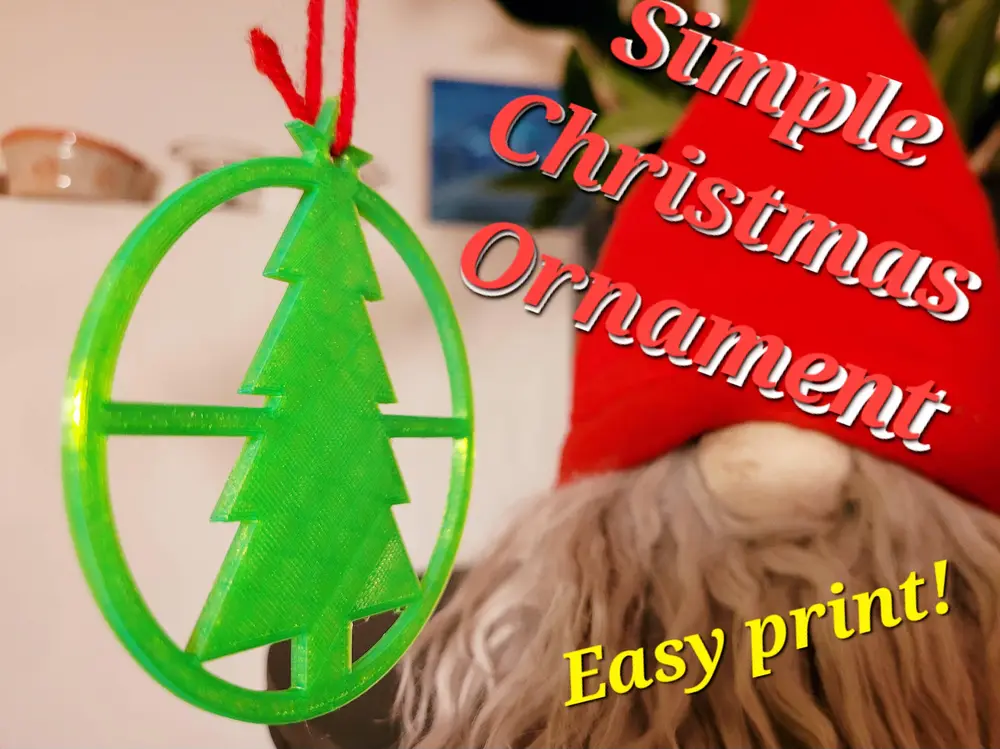 Simple Christmas tree Ornament