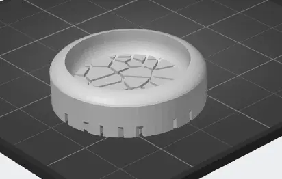voronoi bottom key tray