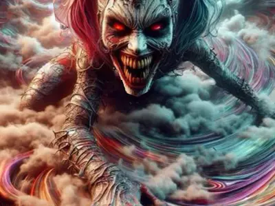 Hueforge Harley Quinn maldita