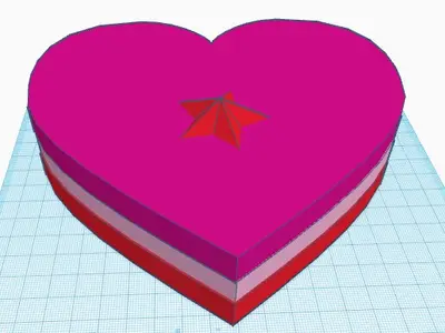 Heart to give as a gift on Valentine's Day