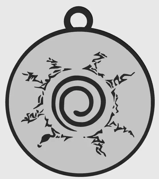 Naruto Seal key ring