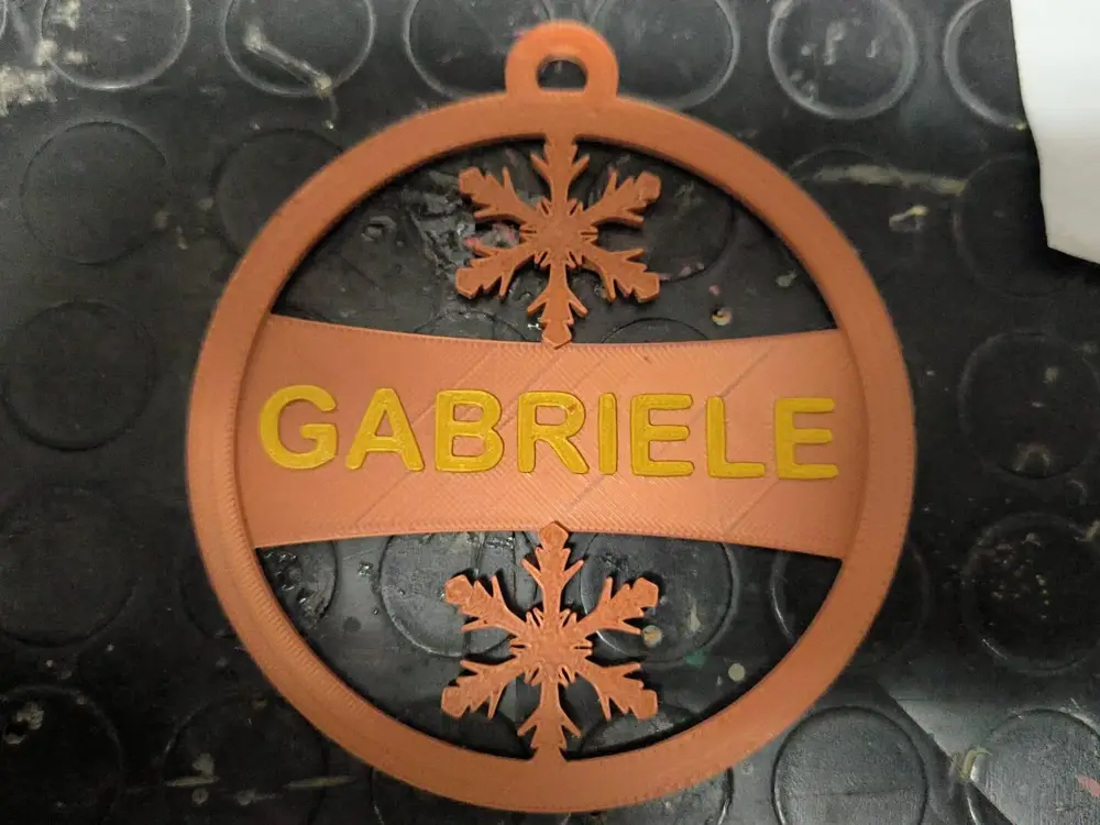 Customizable Christmas ball with name