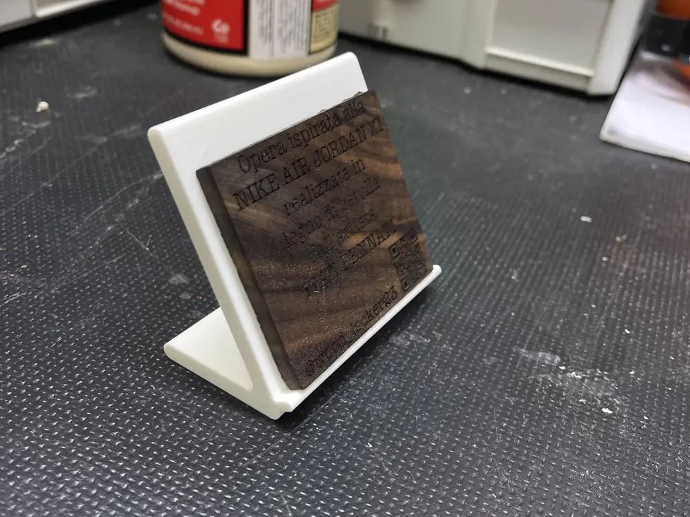 Desktop Nameplate Holder