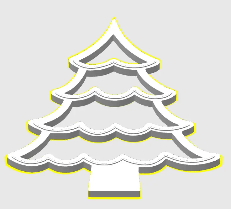 Arbol de navidad con base