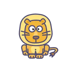 Lion keychain