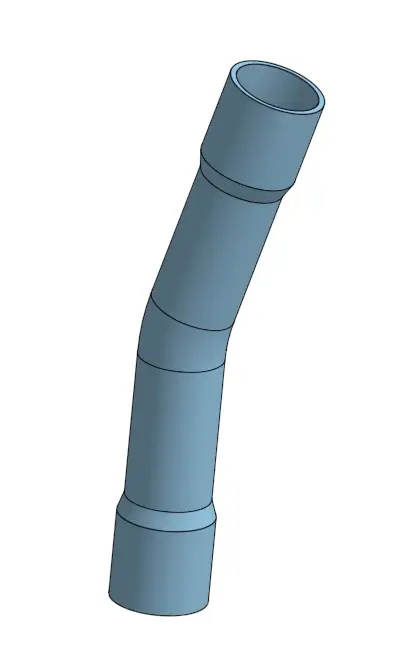 15 degrees D-25mm pipe