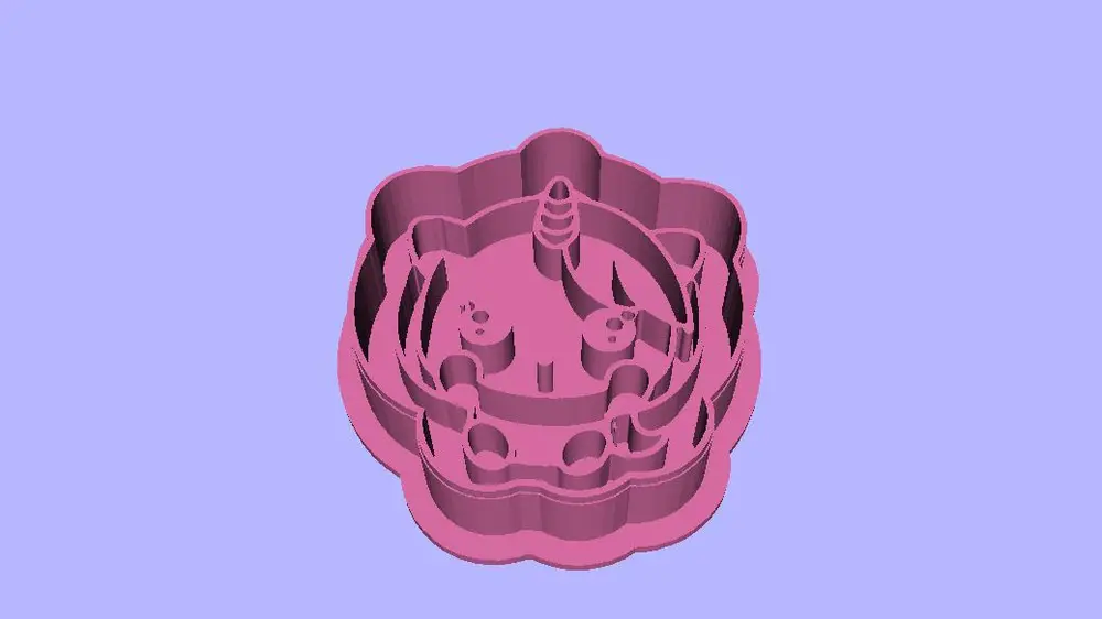 unicornio chibi cookie cutter