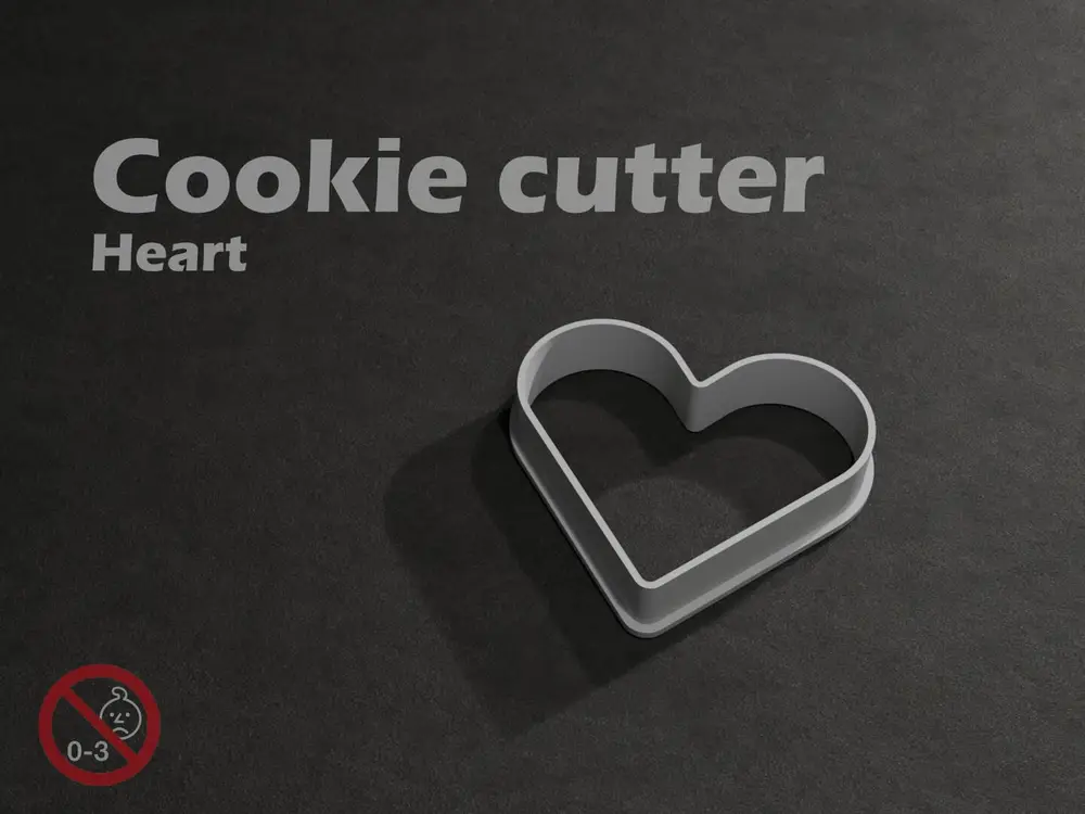 Heart - Cookie cutter