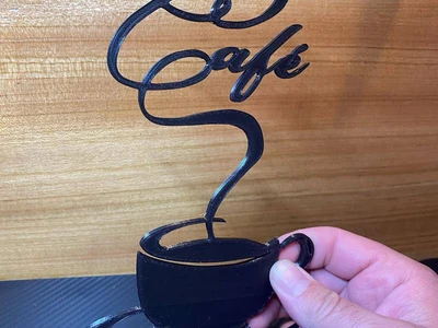 café wall art