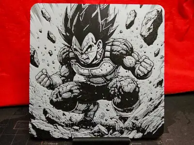 Vegeta Charge - HueForge