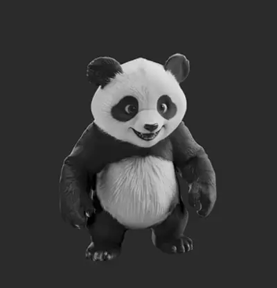 Panda AI Figur