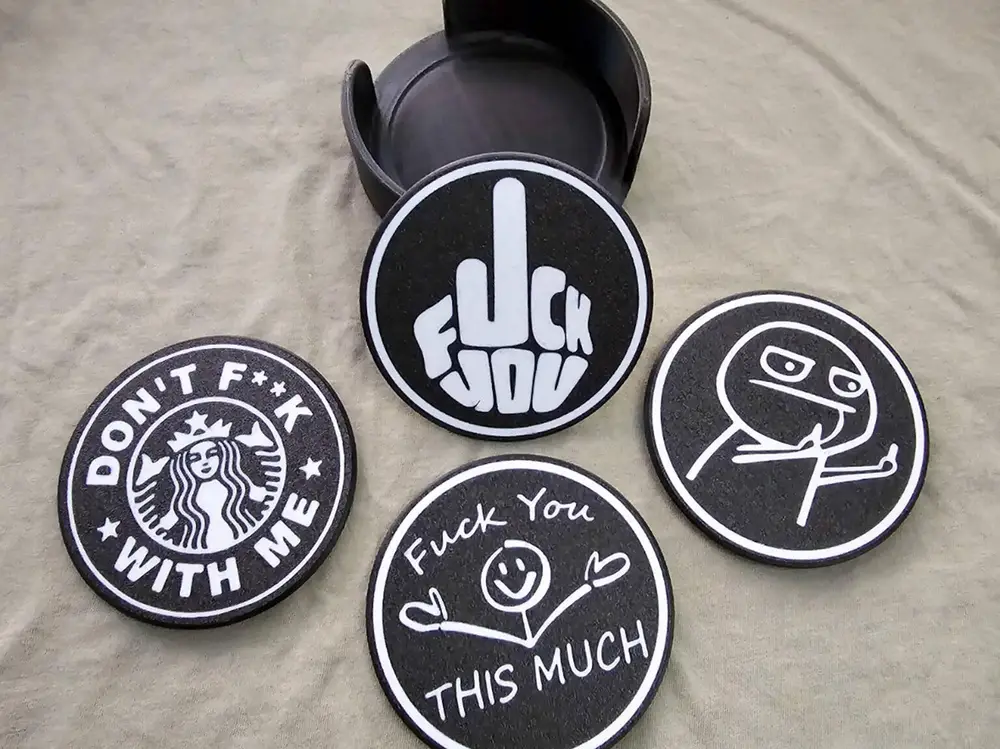F**CK You Coaster Set
