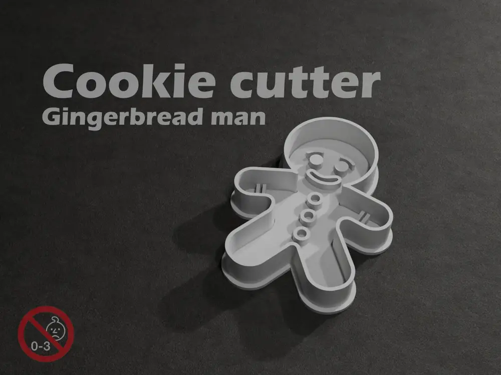 Gingerbread man - Cookie cutter