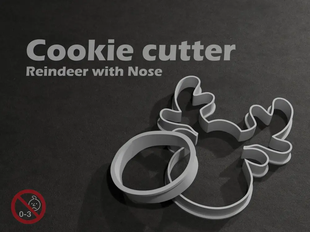 Reindeer - Cookie cutter