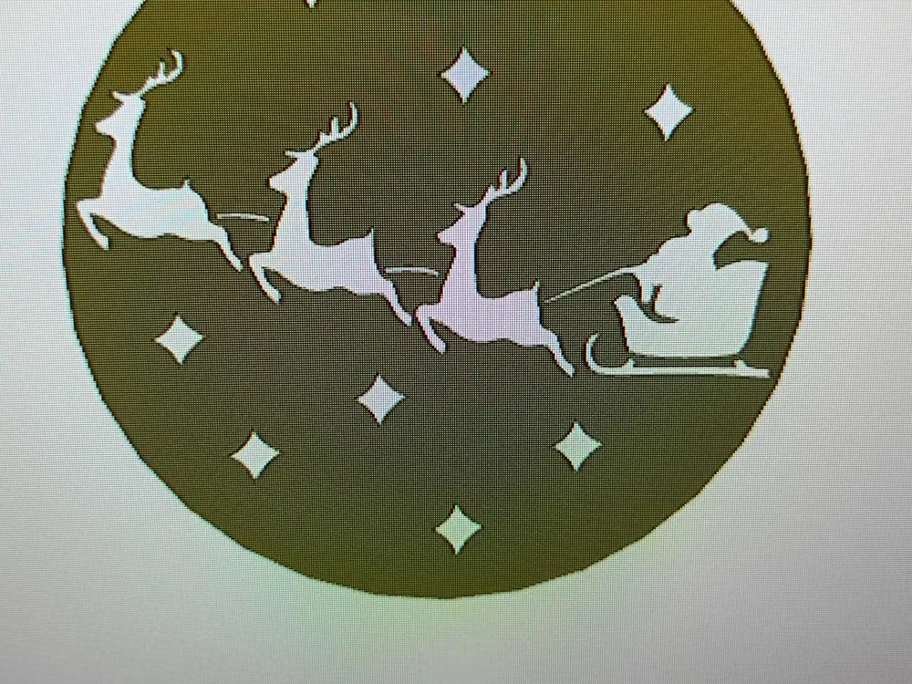 christmas coaster