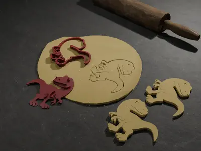 T-Rex - Cookie cutter