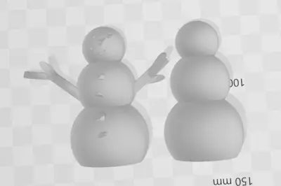 snow man flat bottom