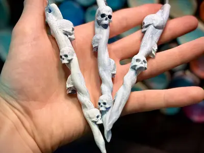 Icyskull christmas ornament