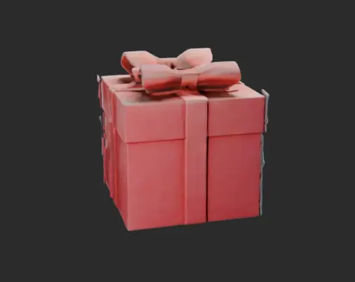 Gift Box Keychain