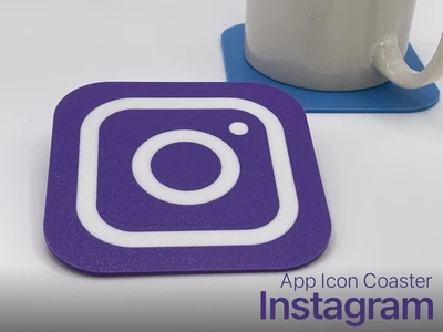 Instagram - App Icon Coaster