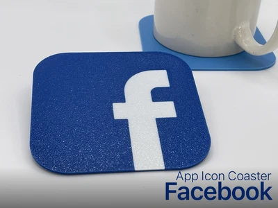 Facebook - App Icon Coaster