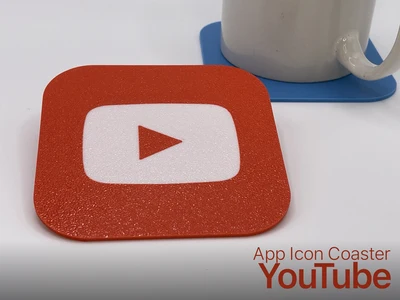 YouTube - App Icon Coaster