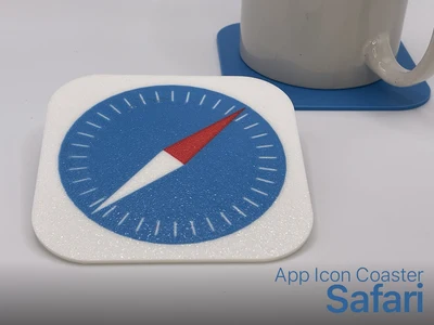 Safari - App Icon Coaster
