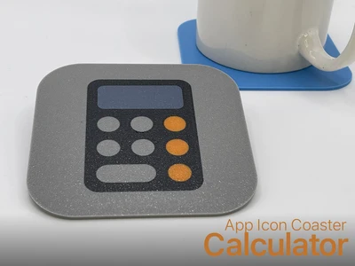 Calculator - App Icon Coaster