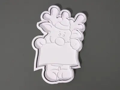 Christmas Reindeer Cookie Cutter