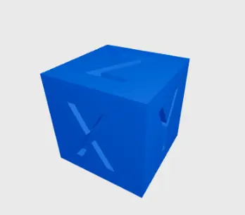 XYZ 20mm Calibration Cube