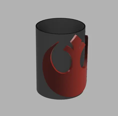 Pot à crayon alliance rebelle star wars v2