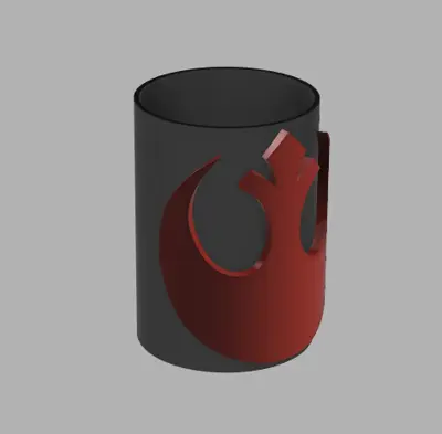 Pot à crayon alliance rebelle star wars v2