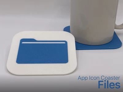 Files - App Icon Coaster