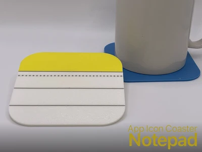 Notes - App Icon Coaster