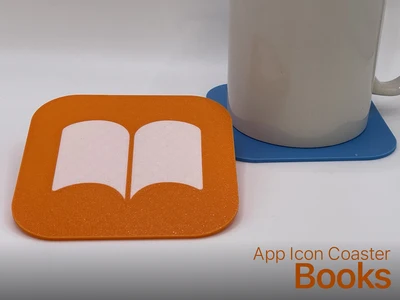 Books - App Icon Coaster