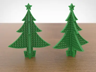 Infill Christmas Tree - Two pieces design
