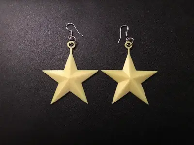 Christmas Star Earrings