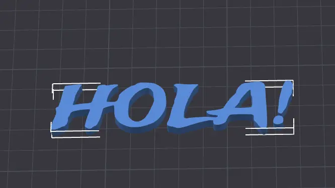 HOLA sign