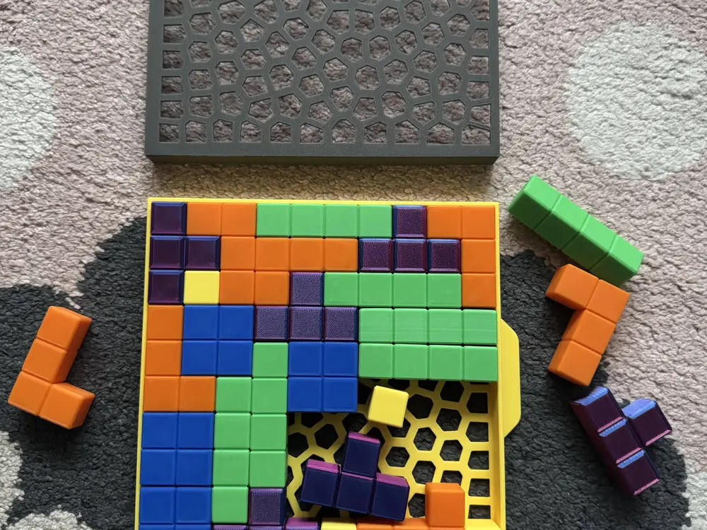 Educational Tetris Puzzle.