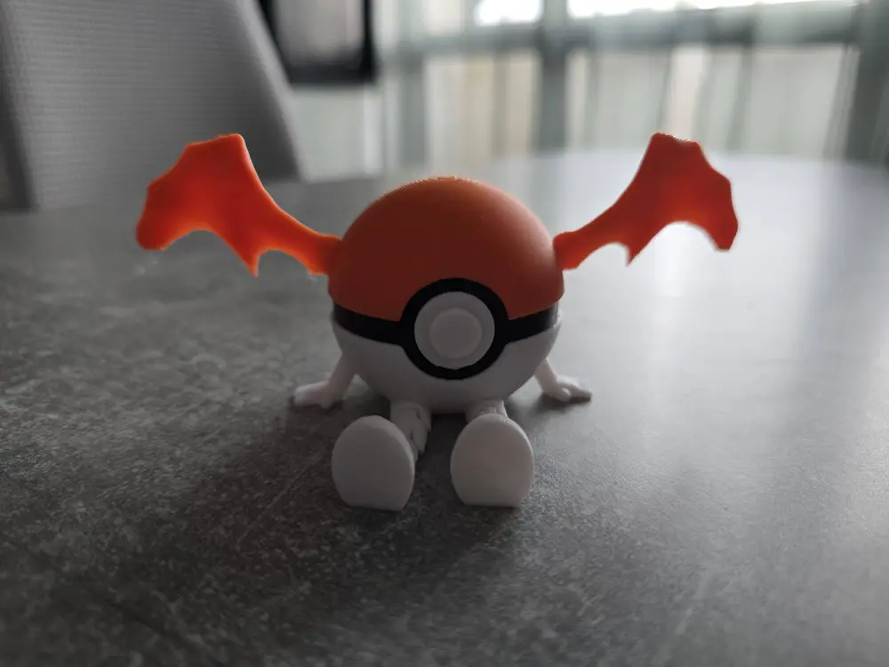 Articulated Charizard Pokeball