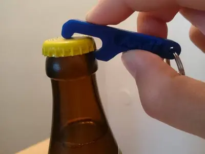 Bottle Cap Opener Keychain