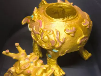 黄金龙兽香炉