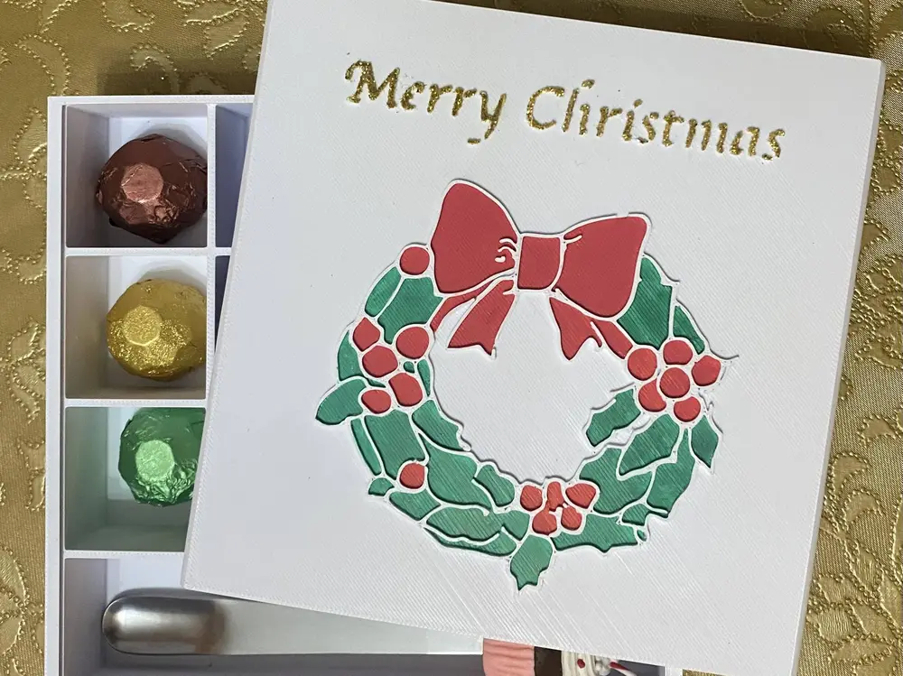 Christmas chocolate box
