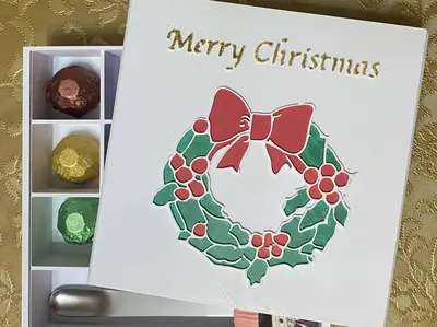 Christmas chocolate box