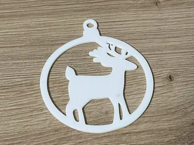 Christmas Deer Ornament