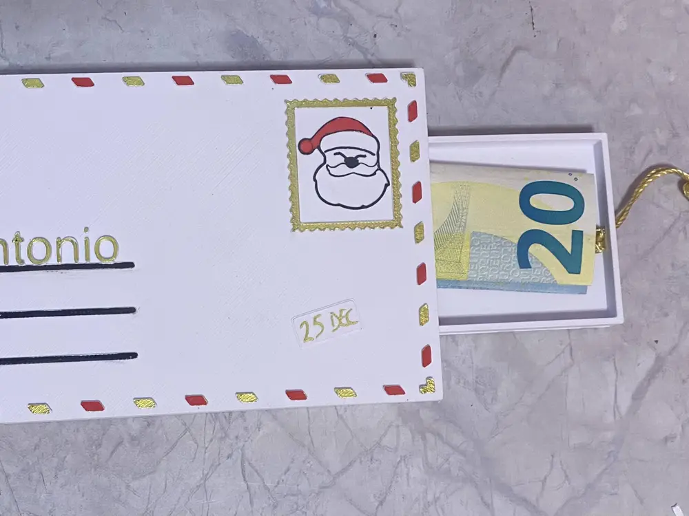 Christmas coin box